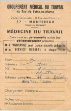 Medecine du travail